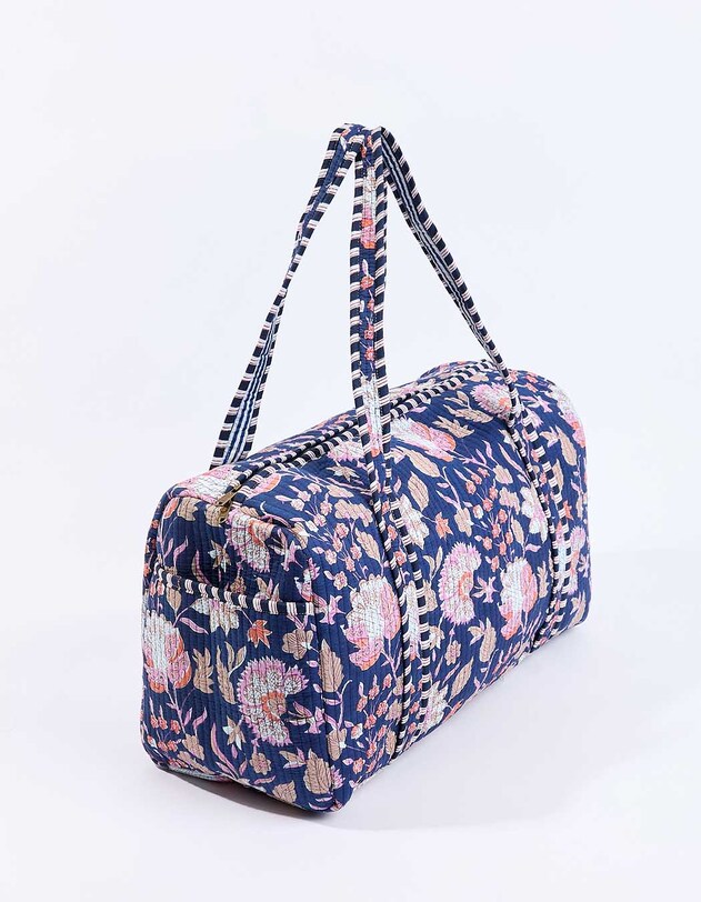 Sac week-end matelass&eacute; imprim&eacute; La Fianc&eacute;e