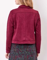 Veste courte suédine doublée imprimé La Fiancée