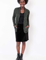 Veste souple ajustée maille imprimé La Fiancée
