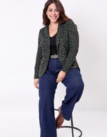Veste souple ajustée maille imprimé La Fiancée