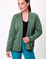 Gilet souple maille jacquard imprimé La Fiancée