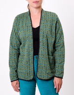 Gilet souple maille jacquard imprimé La Fiancée