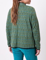 Gilet souple maille jacquard imprimé La Fiancée