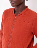 Veste matelassée flanelle coton bio imprimé La Fiancée