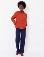Veste matelassée flanelle coton bio imprimé La Fiancée
