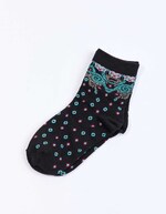 Paire de chaussettes maille imprimé La Fiancée