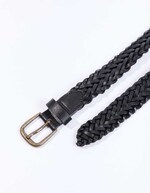 Ceinture cuir tressé imprimé La Fiancée