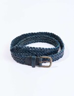 Ceinture cuir tressé imprimé La Fiancée