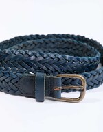 Ceinture cuir tressé imprimé La Fiancée