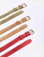 Ceinture cuir Suede imprimé La Fiancée