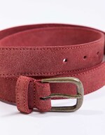 Ceinture cuir Suede imprimé La Fiancée