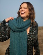 Grande écharpe recyclée imprimé La Fiancée