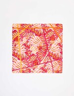 Grand foulard carré fluide imprimé La Fiancée