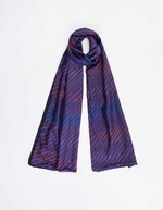 Foulard en soie doublé imprimé La Fiancée