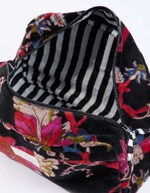 Grande pochette en velours imprimé La Fiancée