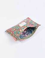 Petite pochette matelassée coton imprimé La Fiancée