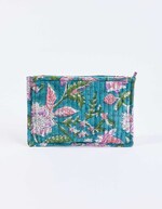 Petite pochette matelassée coton imprimé La Fiancée