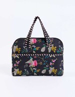 Sac ordinateur matelassé imprimé La Fiancée