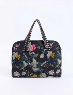Sac ordinateur matelassé imprimé La Fiancée