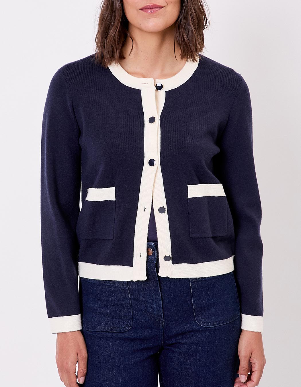 Veste gilet maille compacte imprimé Princesse Nomade