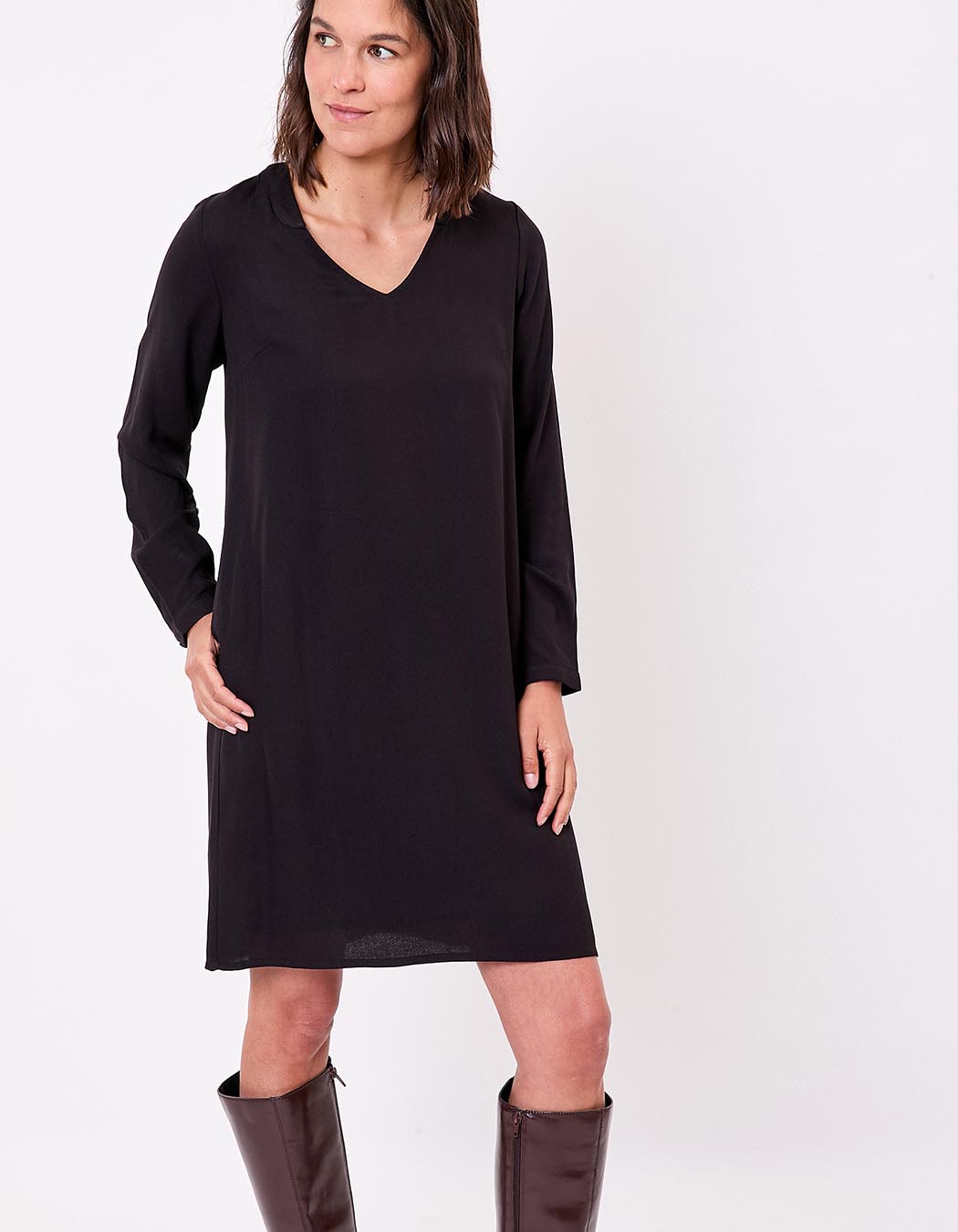 Robe fluide ample doublée imprimé Princesse Nomade