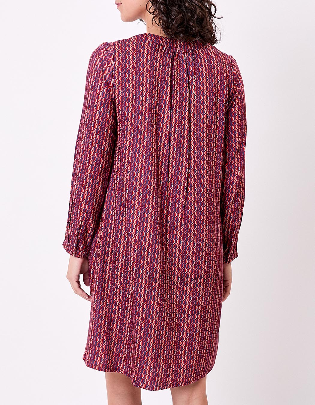 Robe fluide ample doublée imprimé Princesse Nomade