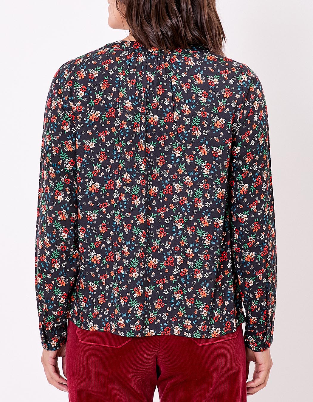 Blouse fluide col V imprimé Princesse Nomade