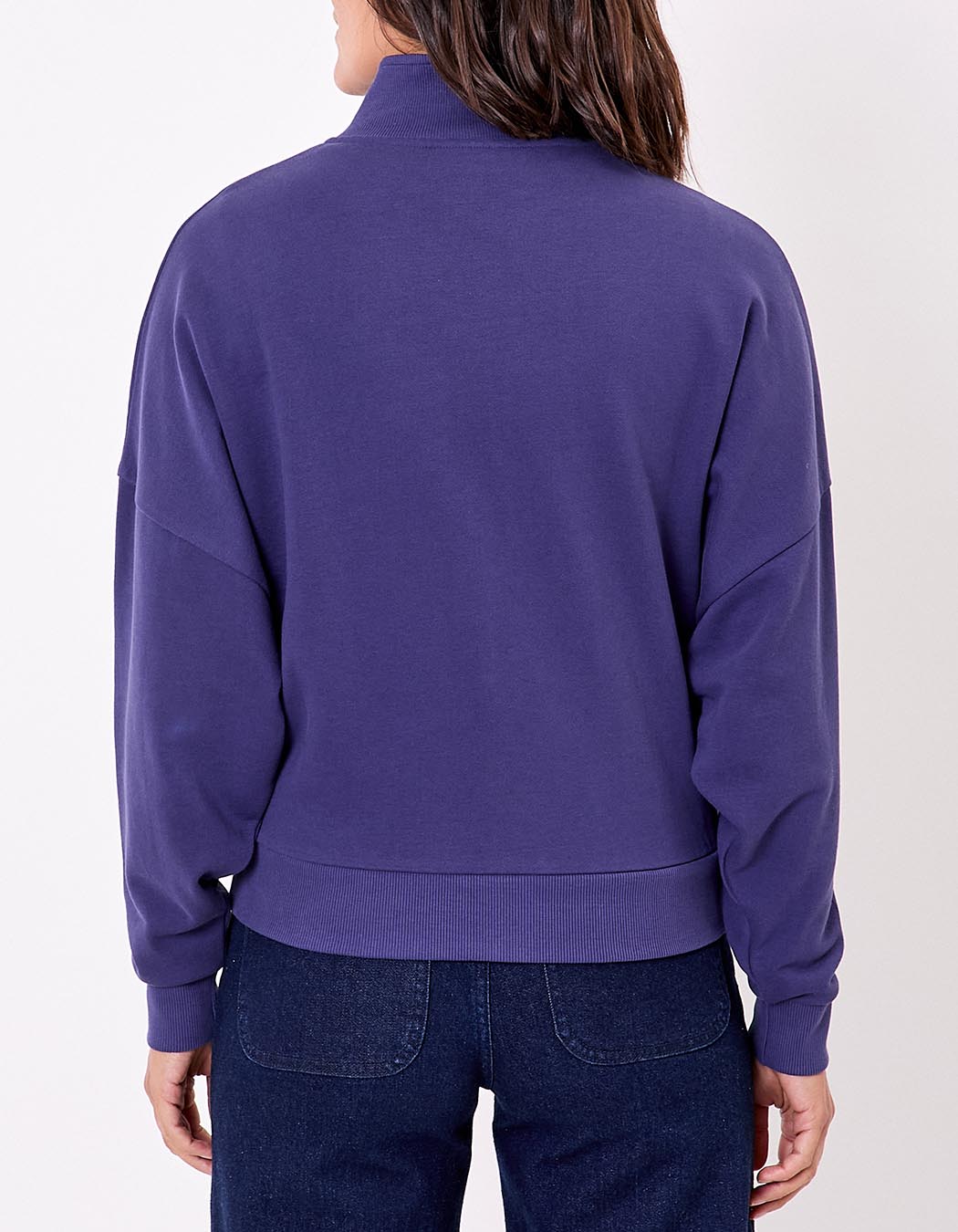 Sweat zippé coton bio imprimé Princesse Nomade