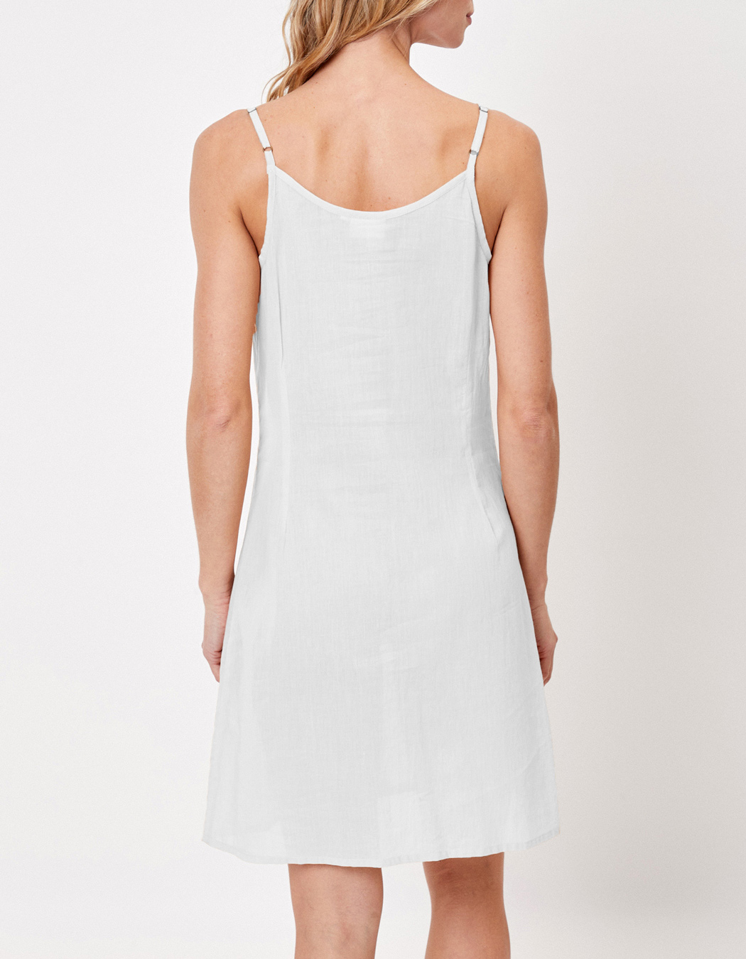 Dessous de robe en voile de coton bio imprimé La Fiancée