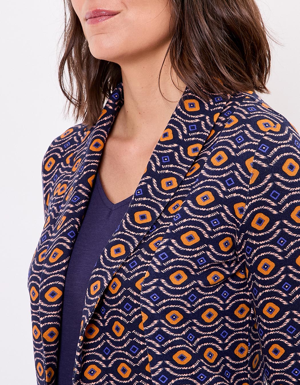 Veste souple ajustée maille imprimé La Fiancée