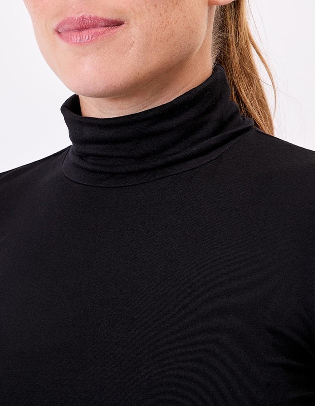 T-shirt col roul&eacute; fluide imprim&eacute; Princesse Nomade