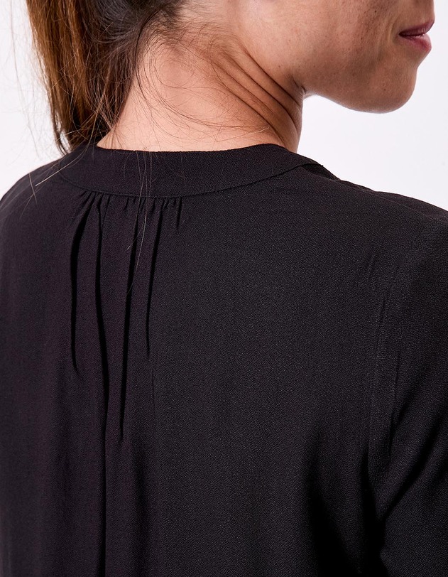 Blouse fluide col V imprim&eacute; Princesse Nomade