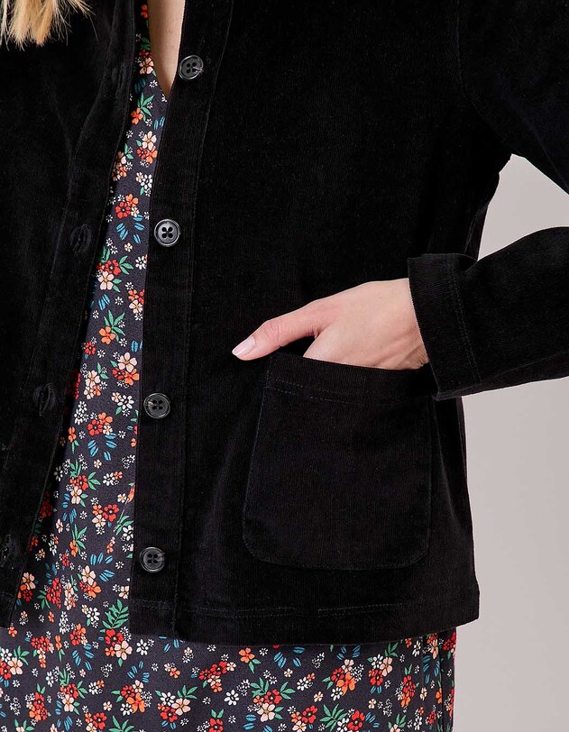 Veste velours c&ocirc;tel&eacute; bio imprim&eacute; Princesse Nomade