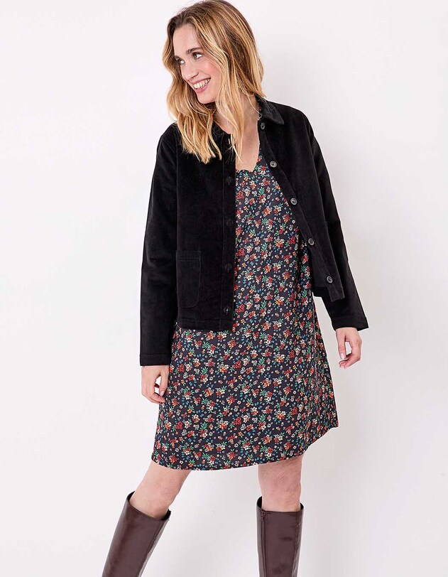 Veste velours c&ocirc;tel&eacute; bio imprim&eacute; Princesse Nomade