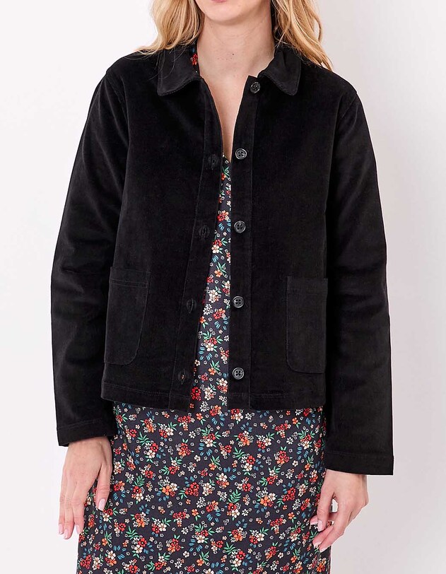 Veste velours c&ocirc;tel&eacute; bio imprim&eacute; Princesse Nomade