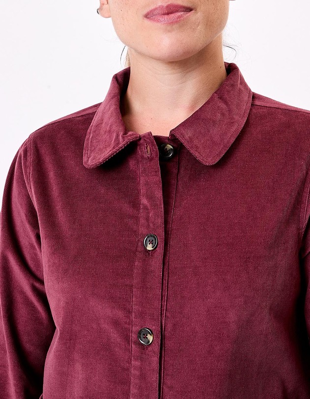 Veste velours c&ocirc;tel&eacute; bio imprim&eacute; Princesse Nomade