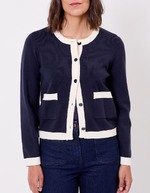 Veste gilet maille compacte imprimé Princesse Nomade