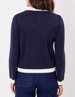 Veste gilet maille compacte imprimé Princesse Nomade