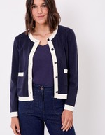 Veste gilet maille compacte imprimé Princesse Nomade
