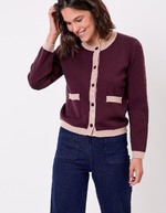Veste gilet maille compacte imprimé Princesse Nomade