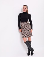 Jupe maille courte recyclée imprimé Princesse Nomade
