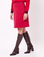 Jupe maille courte bio imprimé Princesse Nomade