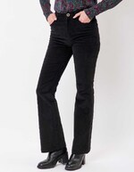 Pantalon flare velours côtelé bio imprimé Princesse Nomade