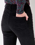 Pantalon flare velours côtelé bio imprimé Princesse Nomade