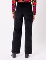 Pantalon droit large velours côtelé bio imprimé Princesse Nomade