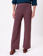 Pantalon ample maille jaquard bio imprimé Princesse Nomade