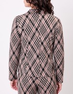 Blazer souple en maille jacquard recyclée imprimé Princesse Nomade