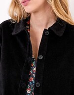 Veste velours côtelé bio imprimé Princesse Nomade
