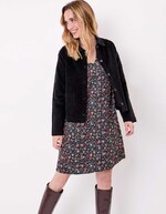 Veste velours côtelé bio imprimé Princesse Nomade