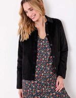 Veste velours côtelé bio imprimé Princesse Nomade